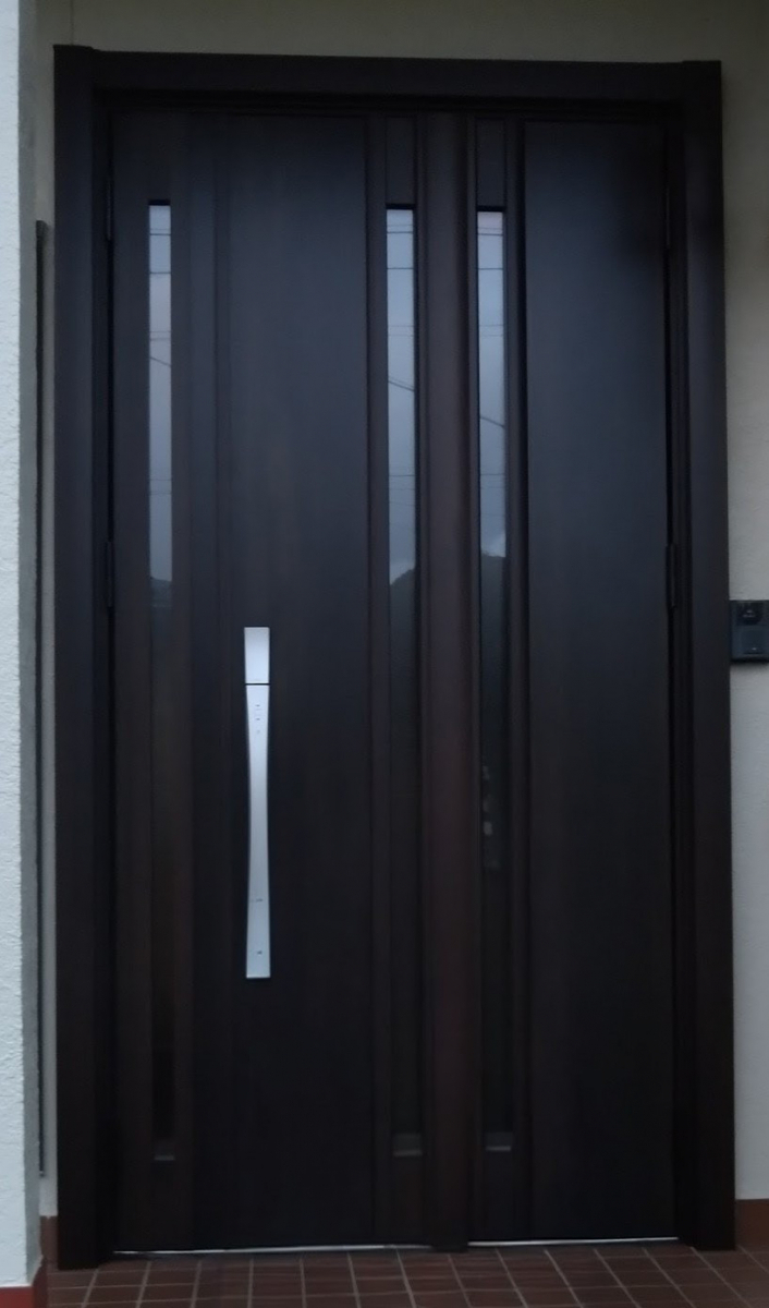 二葉屋の鹿嶋市 玄関リフォーム 【リシェント】の施工後の写真1