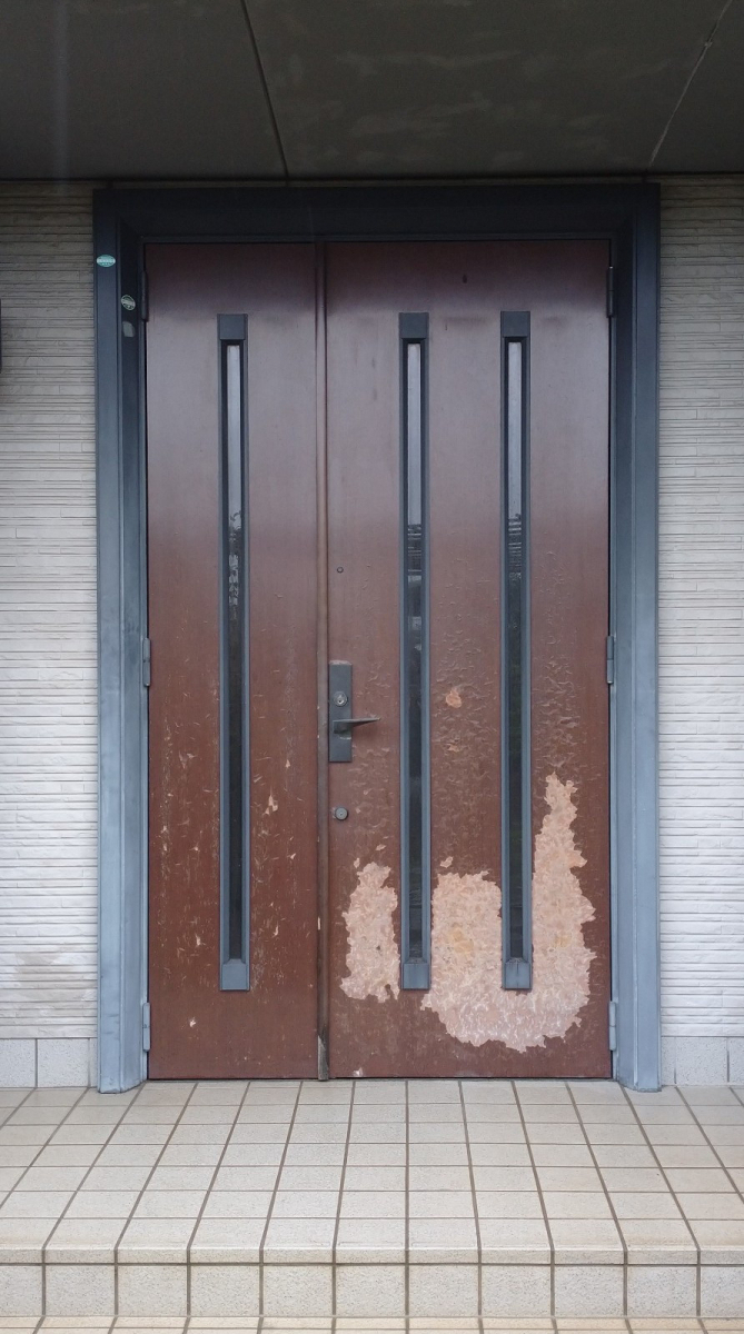 二葉屋の神栖市　玄関リフォーム　【リシェント】の施工前の写真1