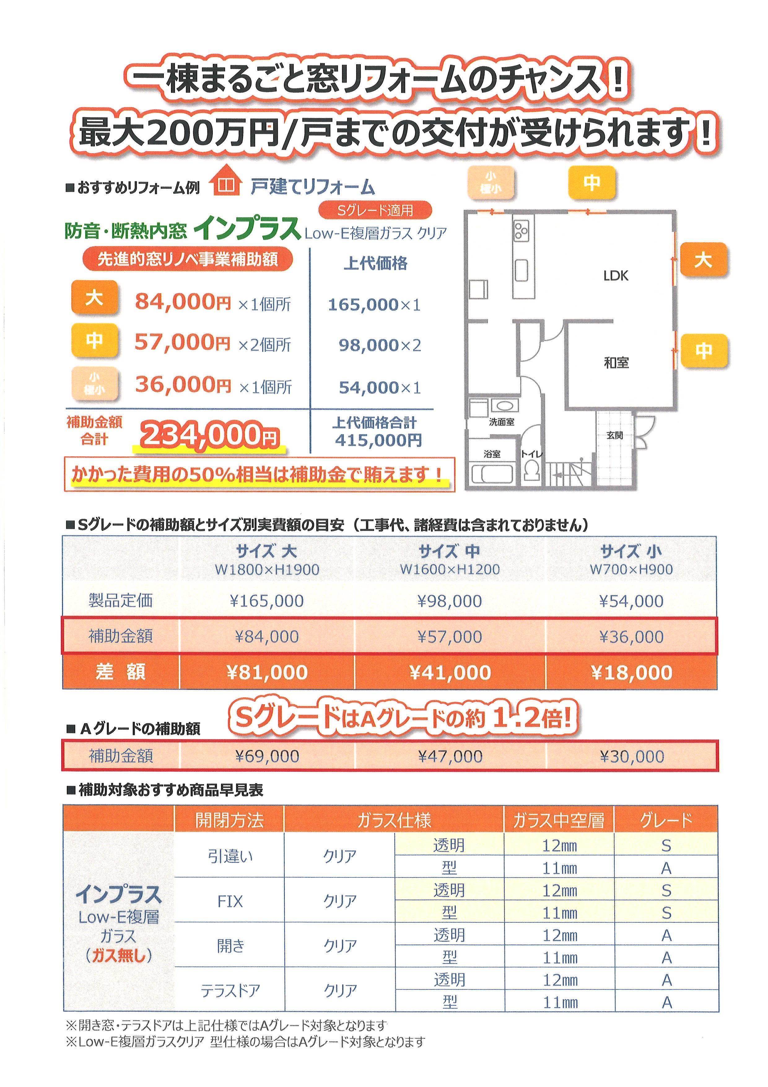 窓のリフォーム 飯田トーヨー住器のイベントキャンペーン 写真2