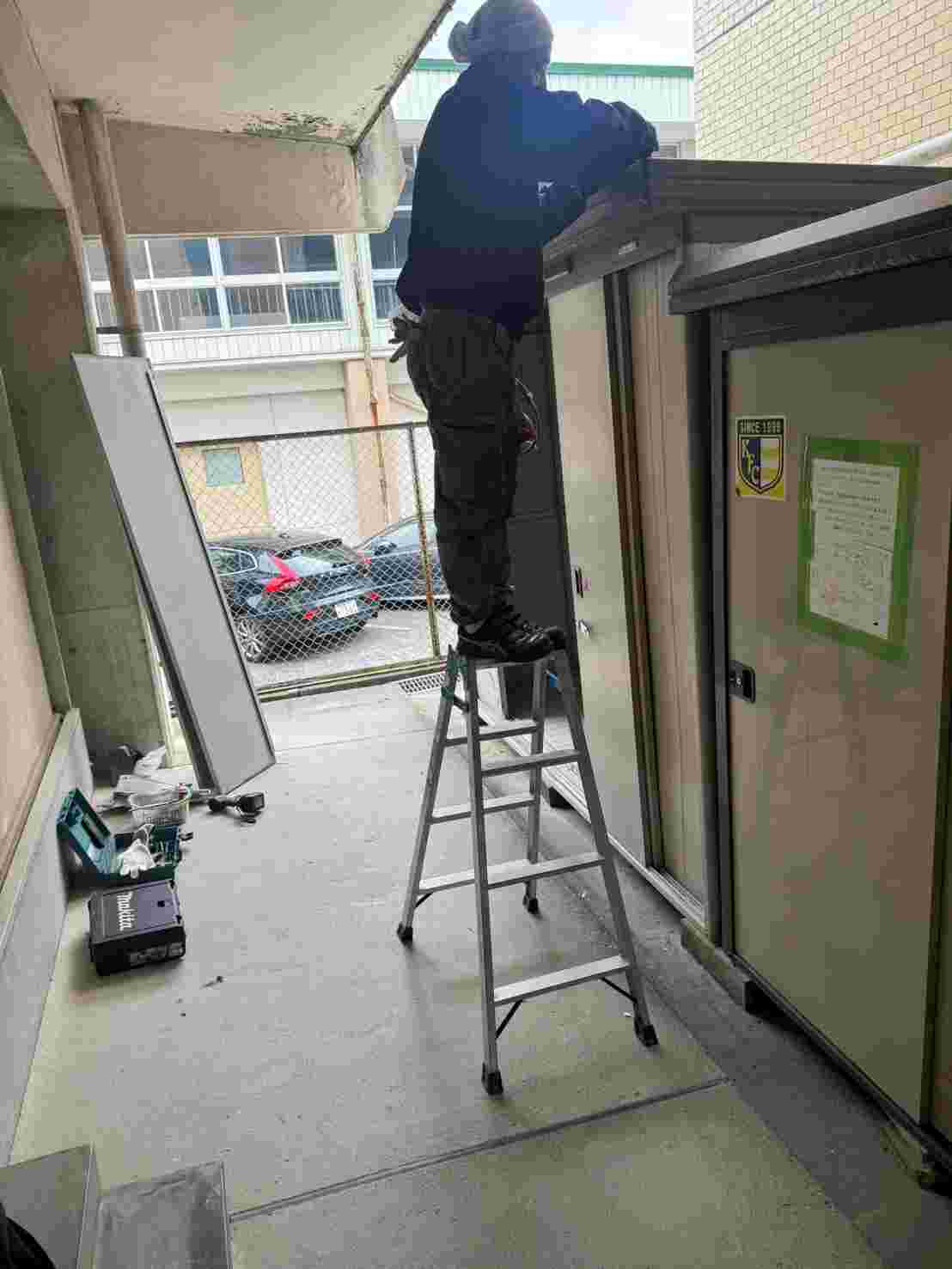 倉庫移設 飯田トーヨー住器のブログ 写真1