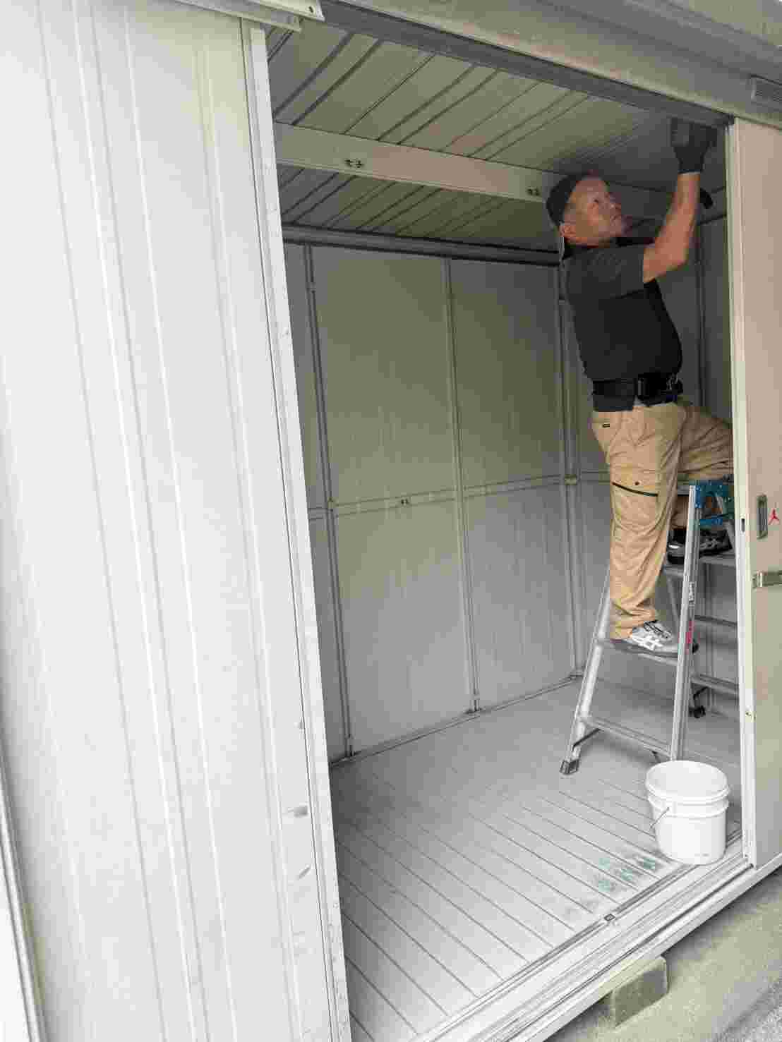 倉庫移設 飯田トーヨー住器のブログ 写真2