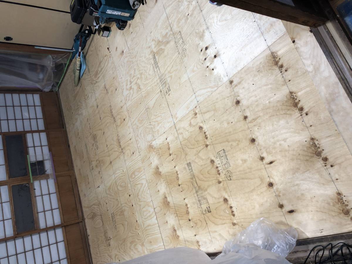 飯田トーヨー住器の畳からフローリングにの施工前の写真3