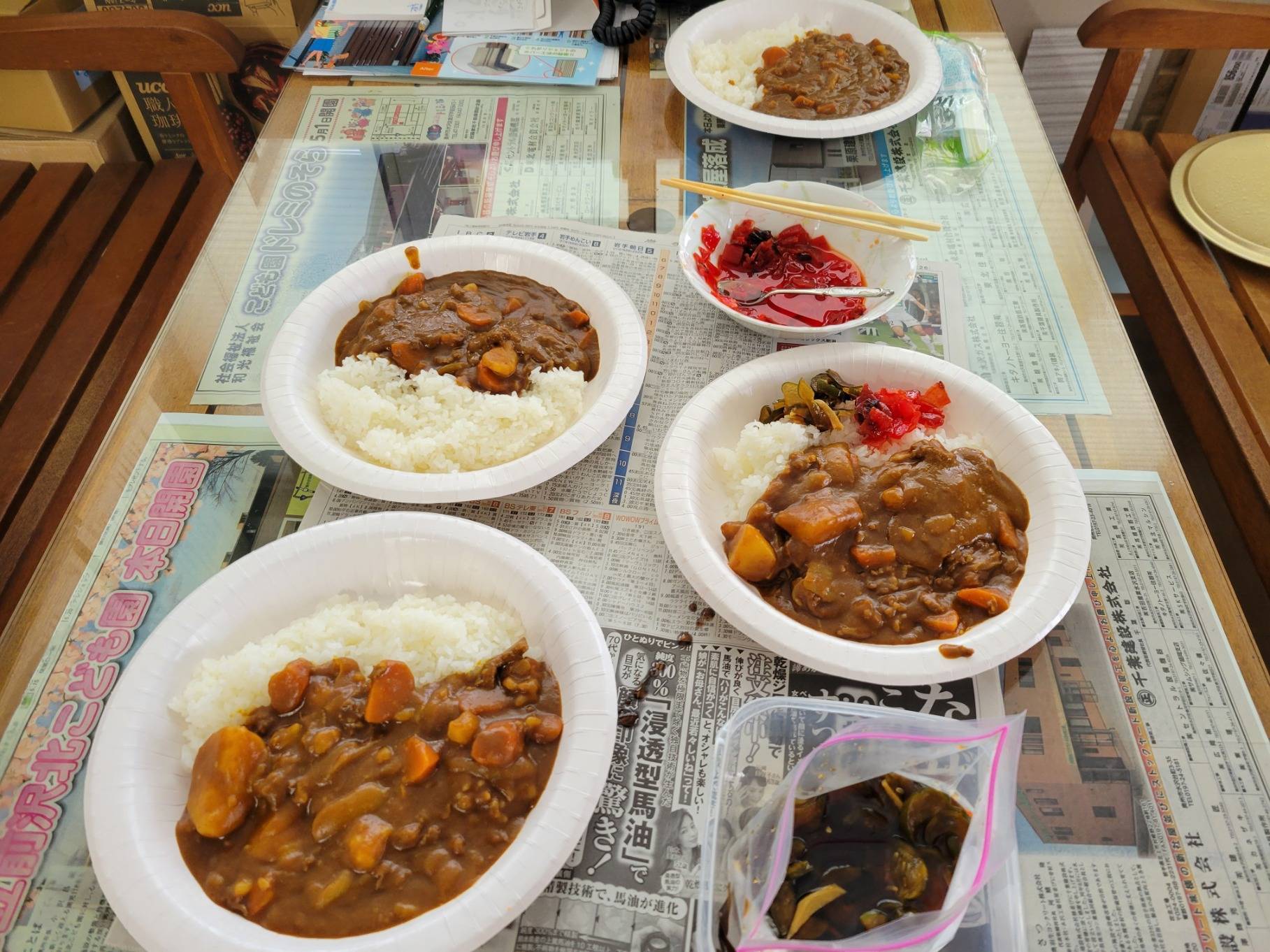 暑気払いカレー！いざ実食！！ キタノトーヨー住器のブログ 写真1