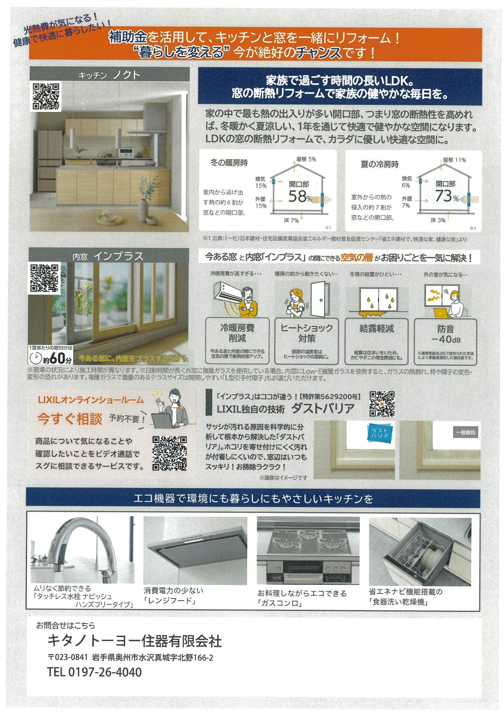 【キッチン】超大型補助金で今がリフォームチャンス　最終年 キタノトーヨー住器のイベントキャンペーン 写真2