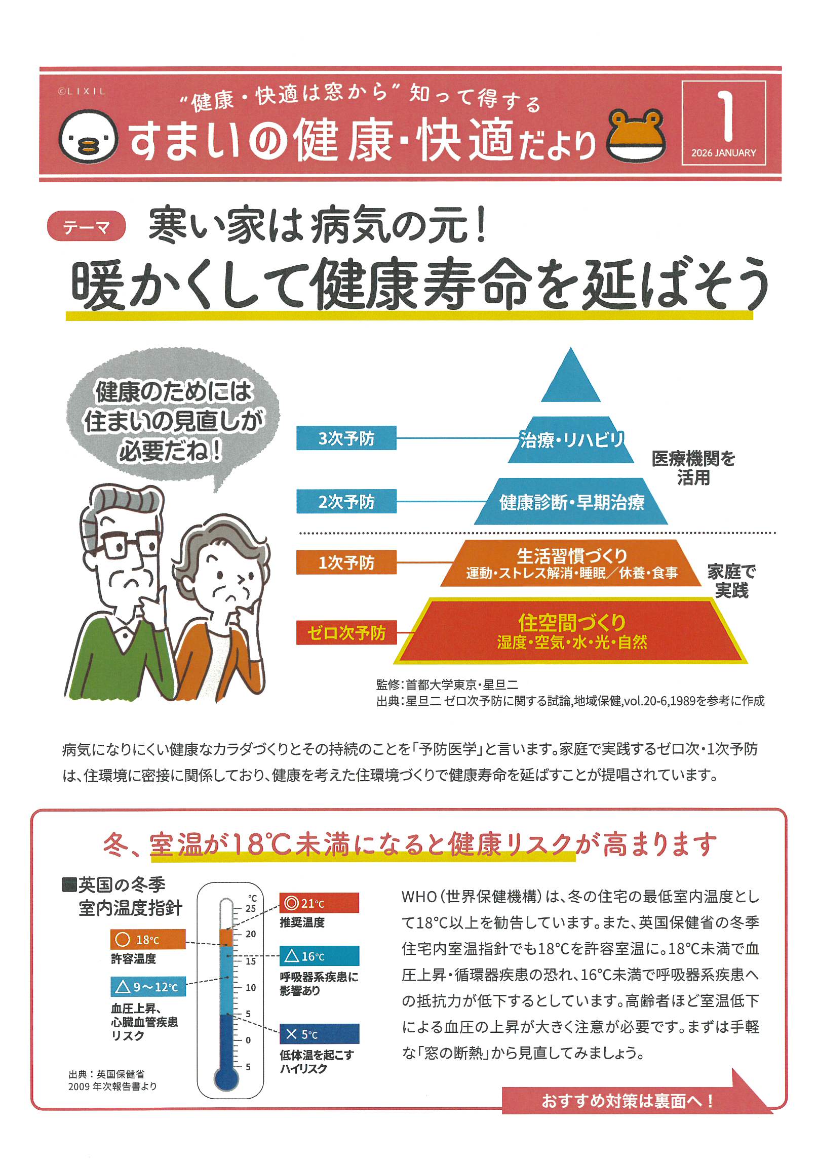 住まいの健康・快適だより　1月号 キタノトーヨー住器のブログ 写真1