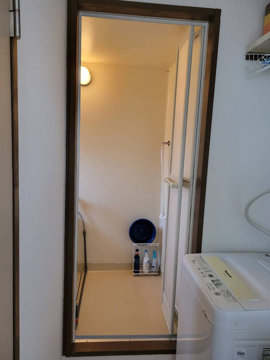 キタノトーヨー住器の古くなった浴室ドアを簡単工事でパッと交換の施工後の写真3