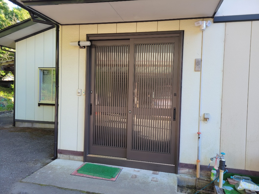 キタノトーヨー住器の玄関引き戸の交換工事の施工後の写真1