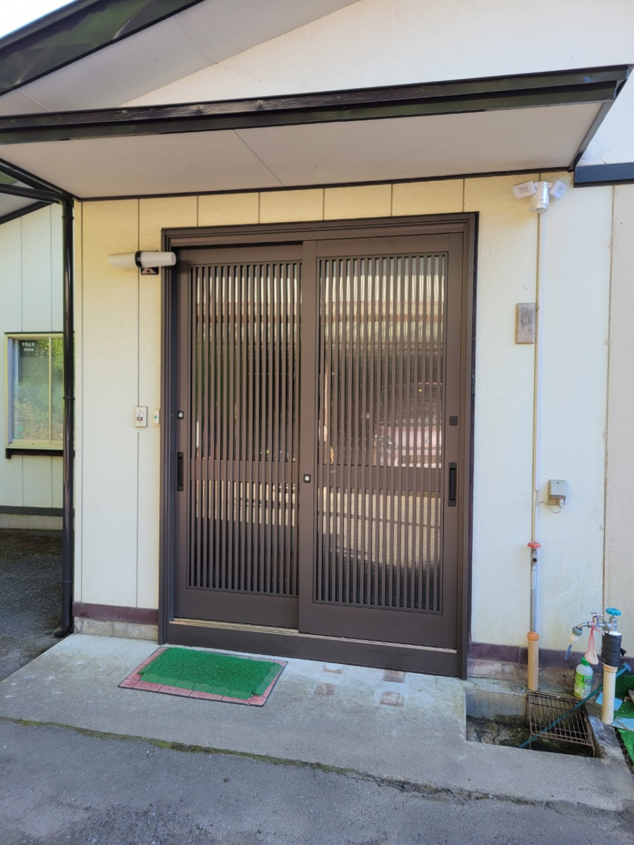 キタノトーヨー住器の玄関引き戸の交換工事の施工後の写真2