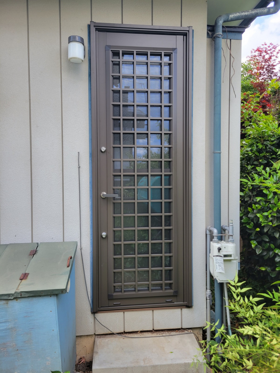 キタノトーヨー住器の勝手口リフォームの施工後の写真1