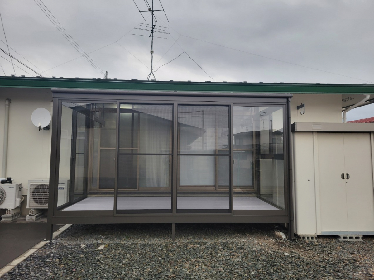 キタノトーヨー住器の天気予報を気にせず洗濯物を干しましょうの施工後の写真1