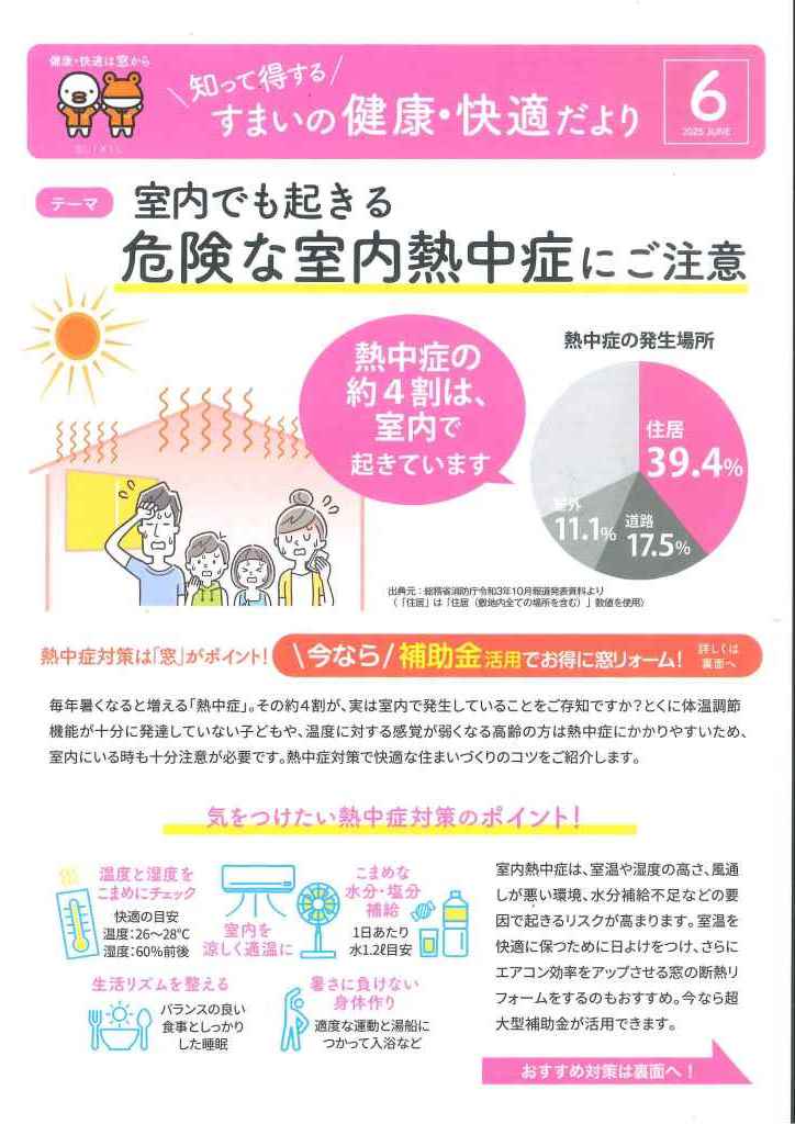 ミヤザキトーヨー住器の【内窓設置】 夏の熱中症対策に！実は「内窓」が効果的なんです!!!の施工事例詳細写真2