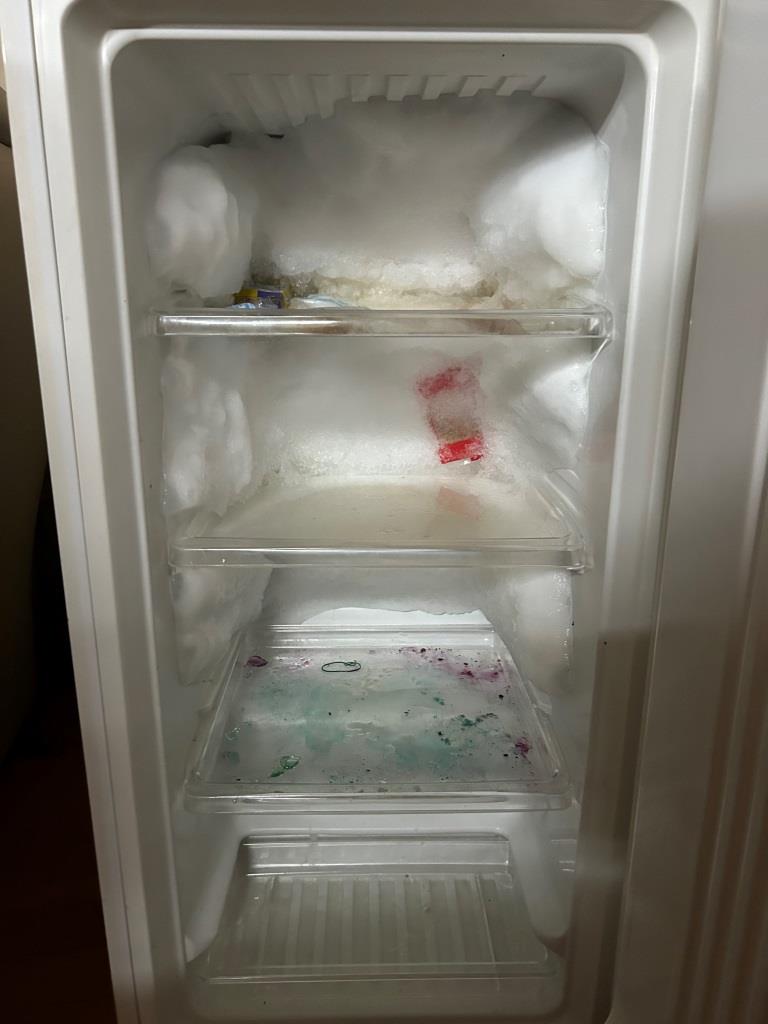冷凍庫の霜取り