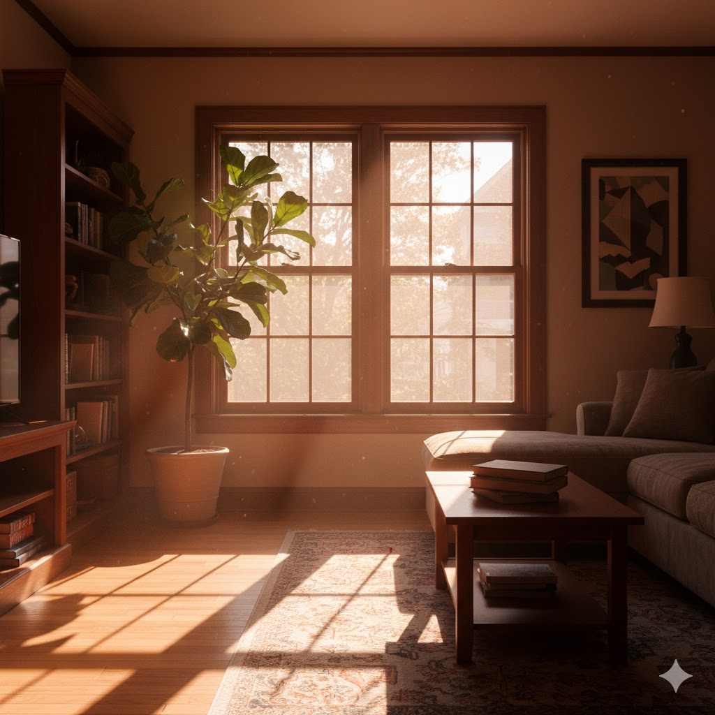 ミヤザキトーヨー住器の西日対策:【内窓設置】で後悔しない!西向きの窓に必須の「遮熱ガラス」の施工事例詳細写真1