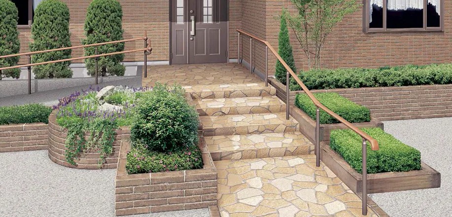 ミヤザキトーヨー住器の玄関先の階段、そのままにしていませんか?【手すり設置】変わる安心と暮らしの質の施工事例詳細写真1