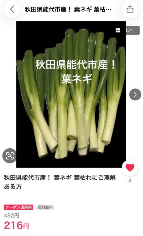 ネットで買ったネギが届く ミヤザキトーヨー住器のブログ 写真1