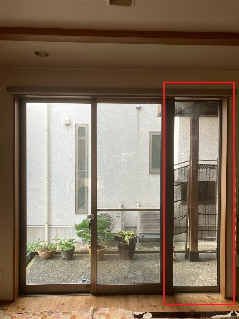 ミヤザキトーヨー住器の窓リノベ補助金で【内窓設置】基本は「1窓あたり2枚まで」のルールを解説の施工前の写真1