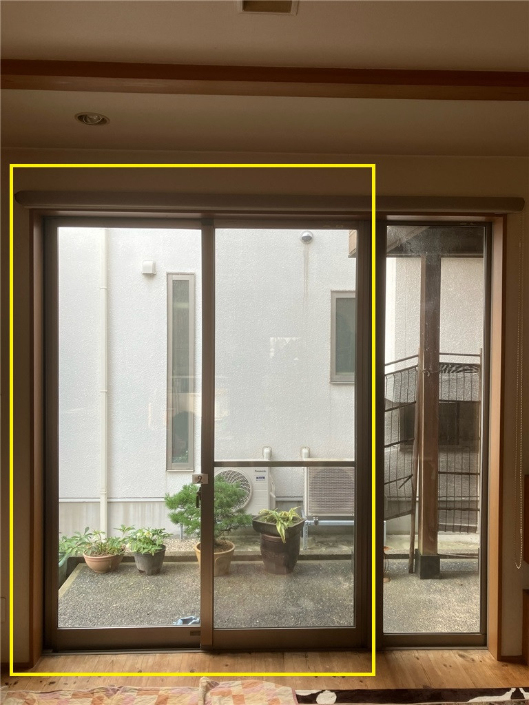 ミヤザキトーヨー住器の窓リノベ補助金で【内窓設置】基本は「1窓あたり2枚まで」のルールを解説の施工前の写真2