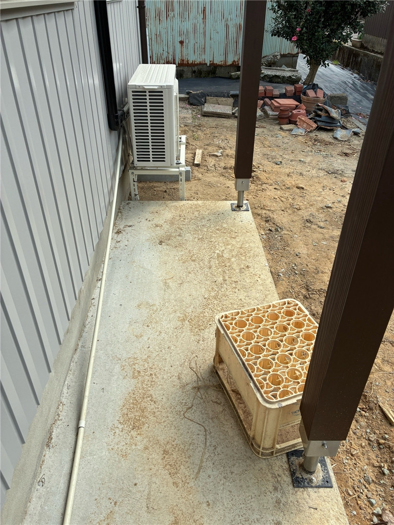 ミヤザキトーヨー住器の【樹ら楽ステージ設置】後悔しない外構工事の秘訣！LIXILのお得なキャンペーンを見逃すな！の施工前の写真2