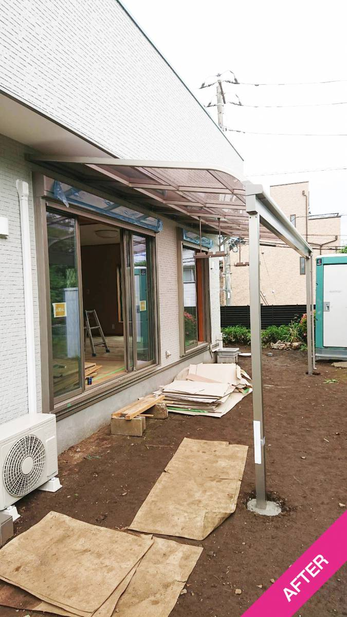 大森建窓トーヨー住器の✨【埼玉県所沢市】バルコニー・テラス屋根リフォーム/スピーネ/B様邸✨の施工後の写真1