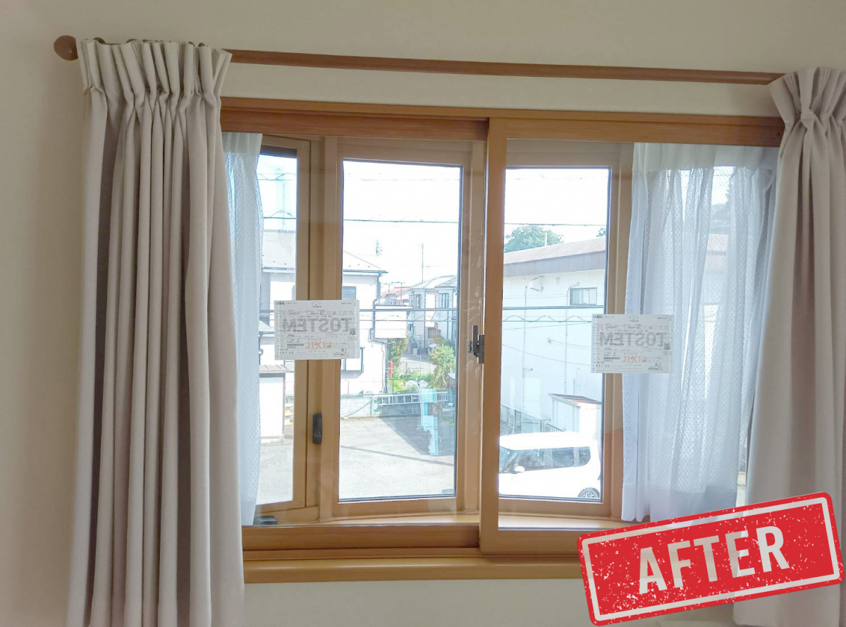 大森建窓トーヨー住器の✨【東京都東村山市】窓リフォーム/インプラス/S様邸✨の施工後の写真2
