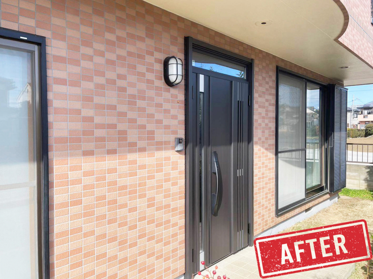 大森建窓トーヨー住器の✨【東京都昭島市】窓・玄関リフォーム/インプラス・リシェント/K様邸✨の施工後の写真1
