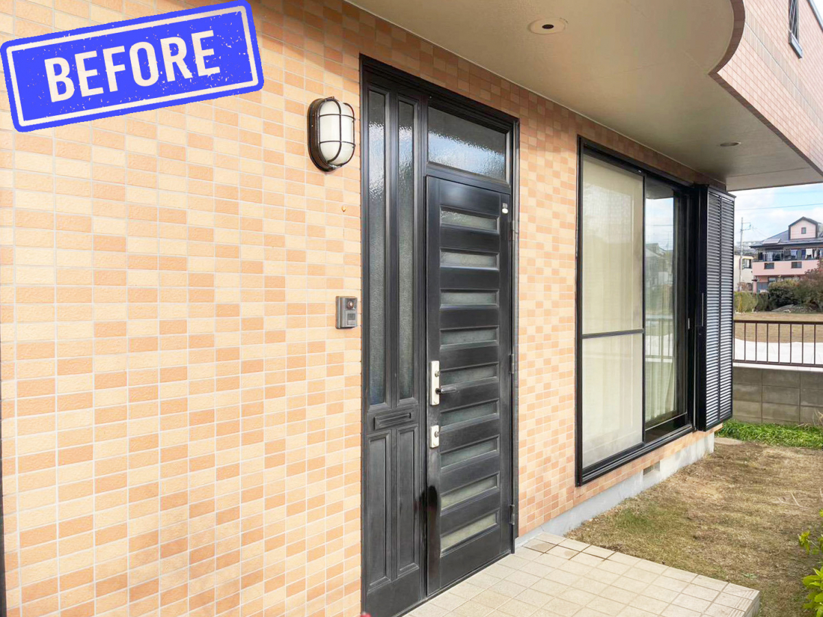 大森建窓トーヨー住器の✨【東京都昭島市】窓・玄関リフォーム/インプラス・リシェント/K様邸✨の施工前の写真1