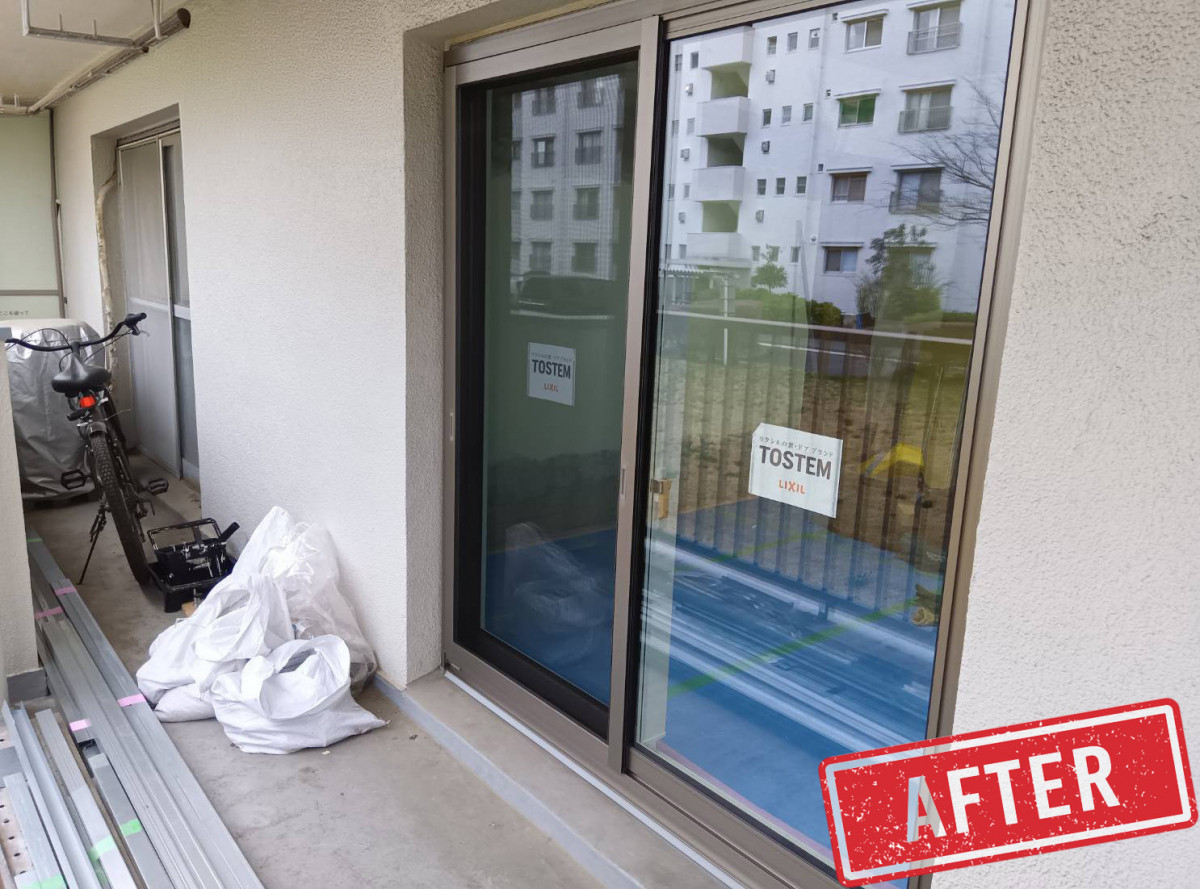 大森建窓トーヨー住器の✨東村山市S様邸｜古いアルミサッシを「取替窓リプラス」で一新！断熱性能アップとスムーズな開閉を実現✨の施工後の写真1