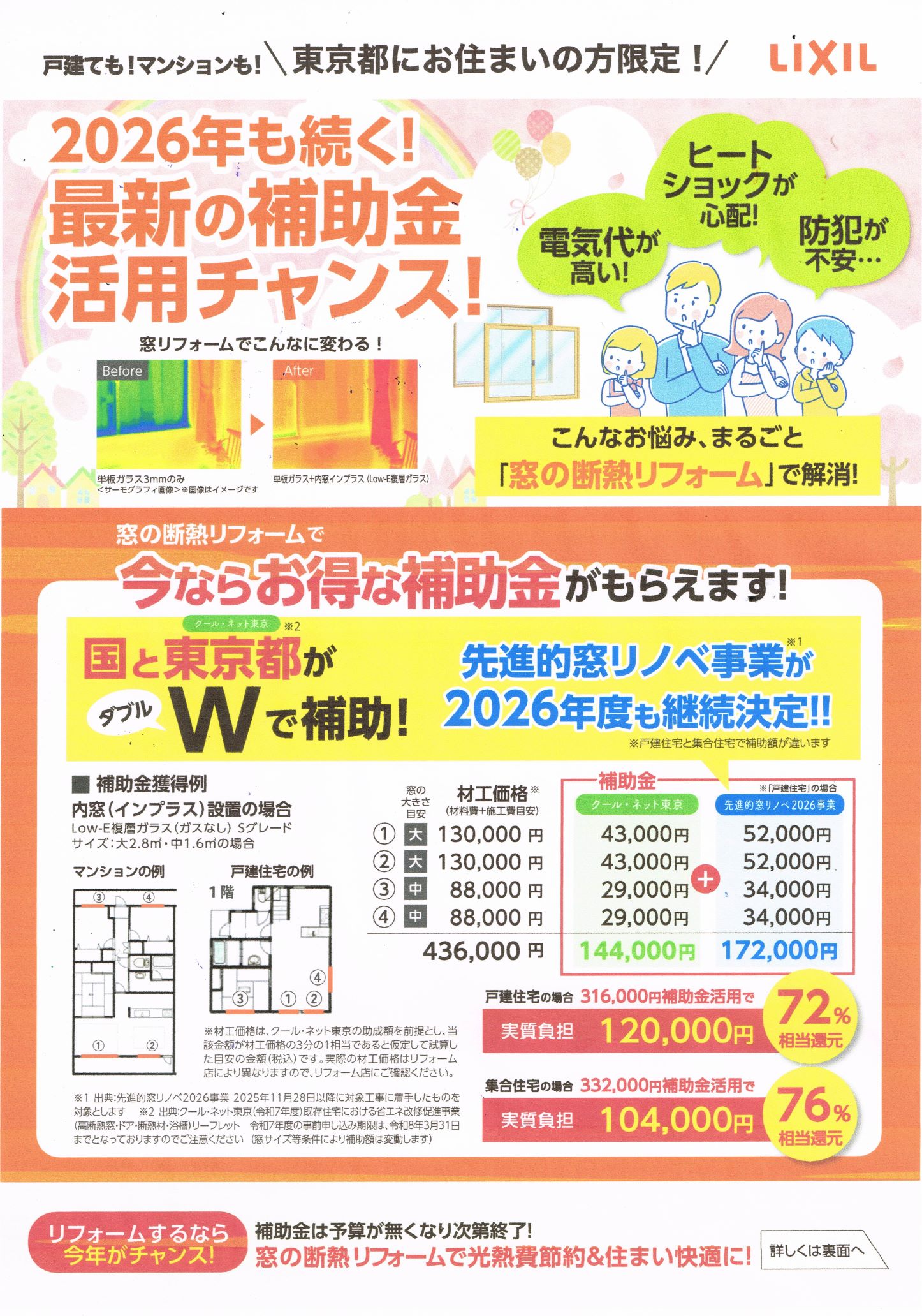 2026年窓リノベで補助金活用してお得に内窓リフォーム トーヨコトーヨー住器のイベントキャンペーン 写真1
