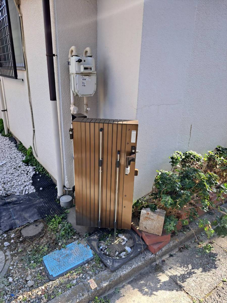 トーヨコトーヨー住器の伸縮門扉の取付〔横浜市内〕の施工後の写真3