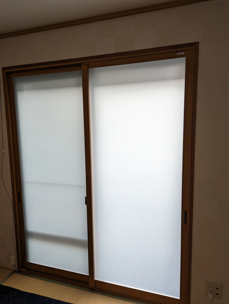 トーヨコトーヨー住器の和室の内窓 インプラスの場合の施工後の写真1