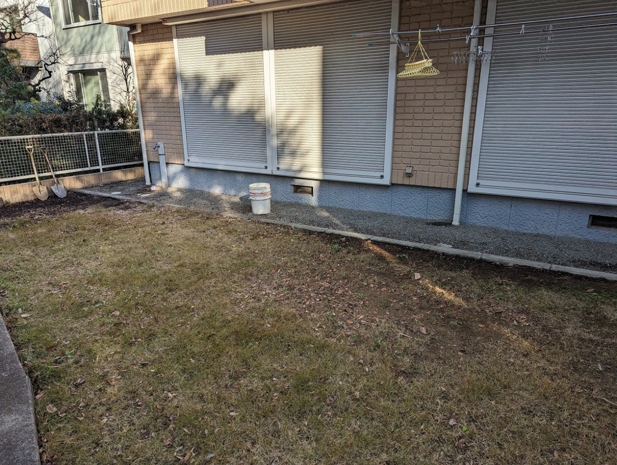 トーヨコトーヨー住器のウッドデッキ新設しました 動画ありの施工前の写真1