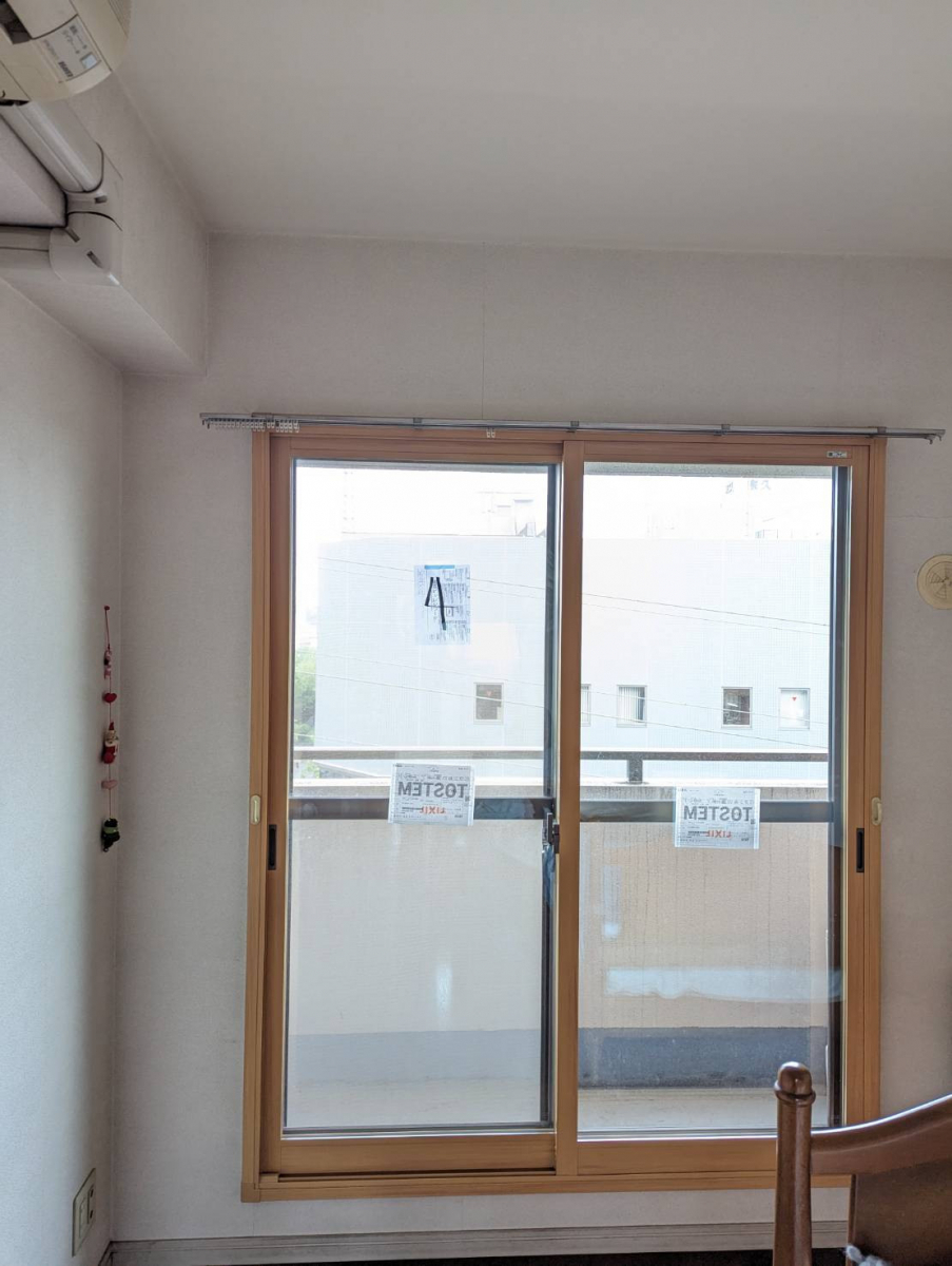 トーヨコトーヨー住器の内窓インプラスの取付の施工後の写真1