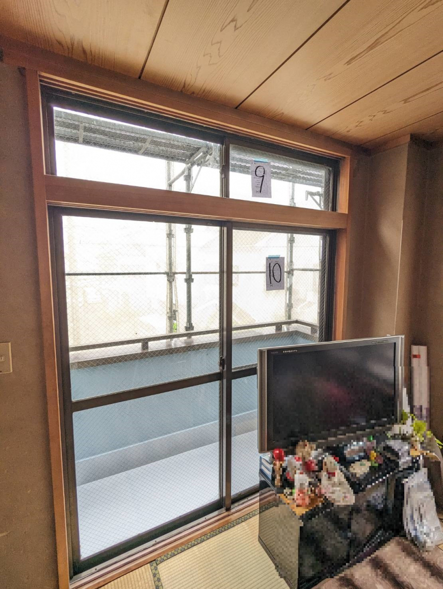 トーヨコトーヨー住器の和室に内窓の取付ですの施工前の写真1