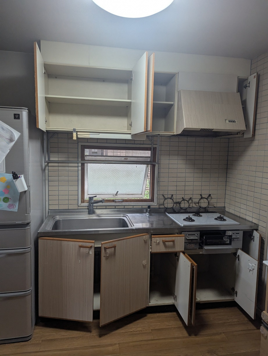 トーヨコトーヨー住器のキッチンのリフォームですの施工前の写真1