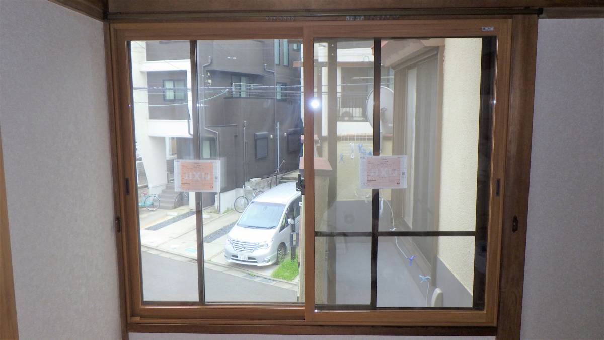 トーヨコトーヨー住器の内窓　インプラスの取付工事　〔川崎市内〕の施工後の写真1