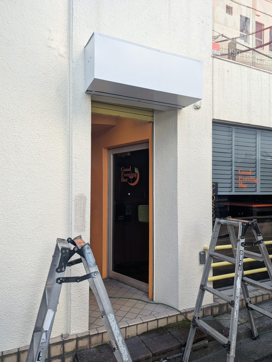 トーヨコトーヨー住器のシャッター取付の施工前の写真2