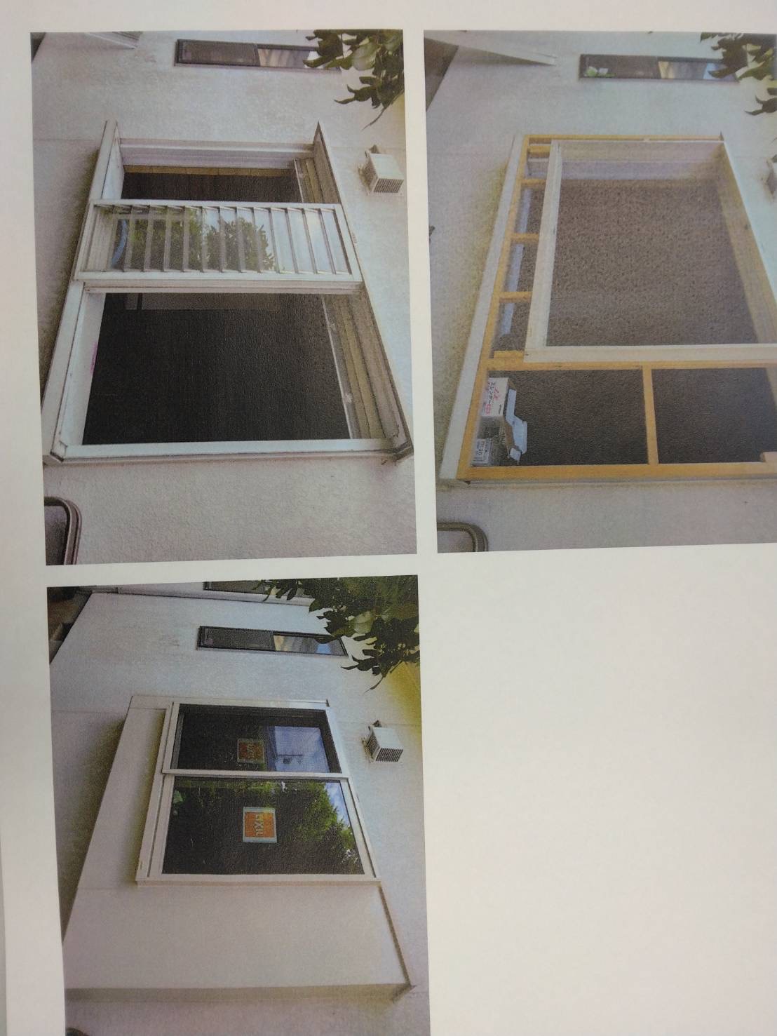開口部を縮小する窓リフォームのご紹介です 石田ガラスサッシ販売のブログ 写真1