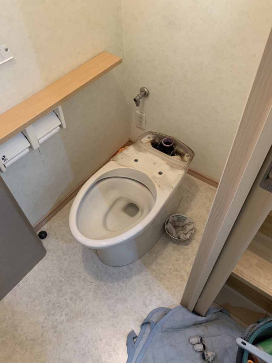 SHL呉のK様邸　トイレ取替工事　part1の施工前の写真3