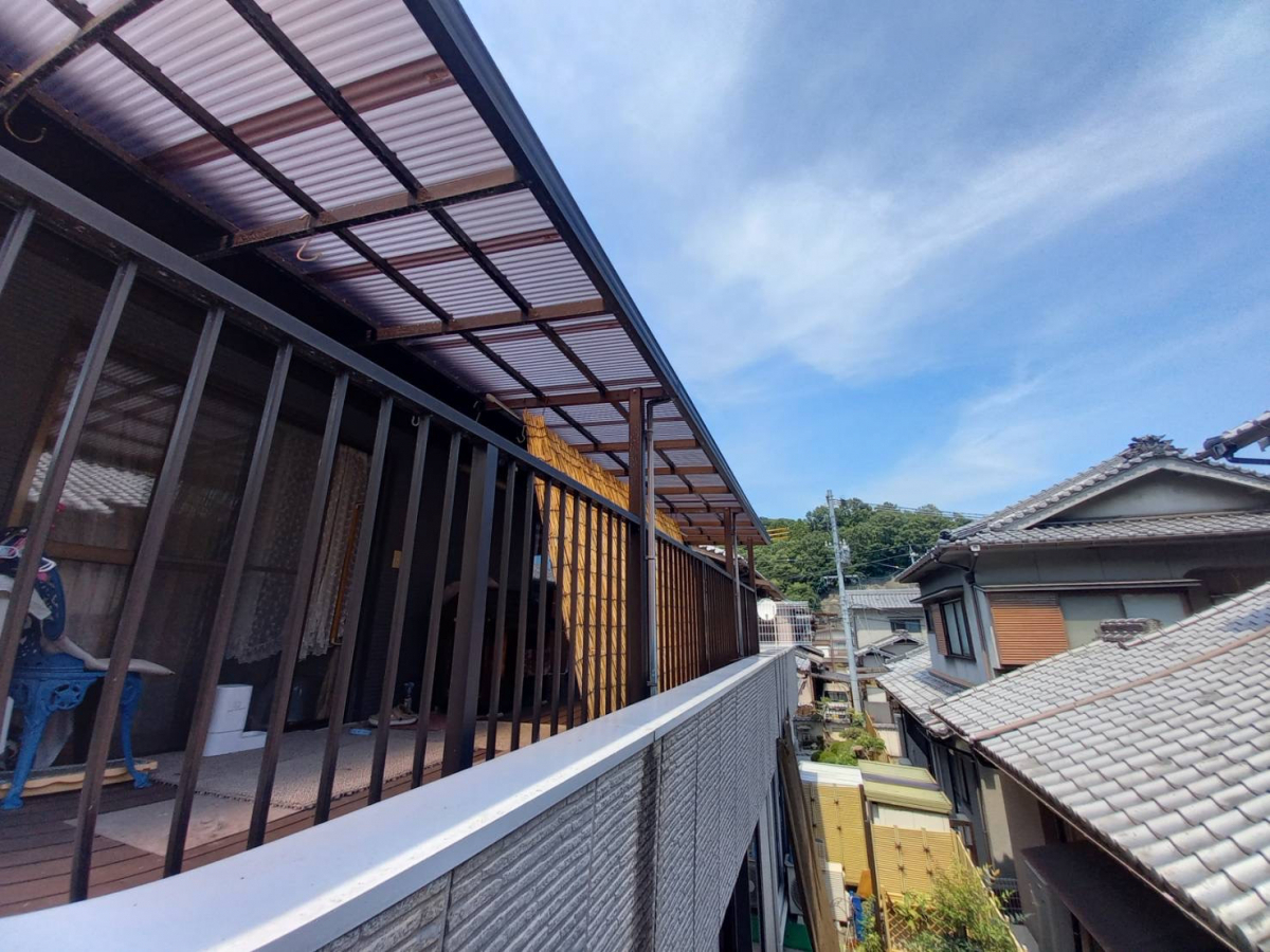 SHL呉の波板張替　施工例の施工後の写真2