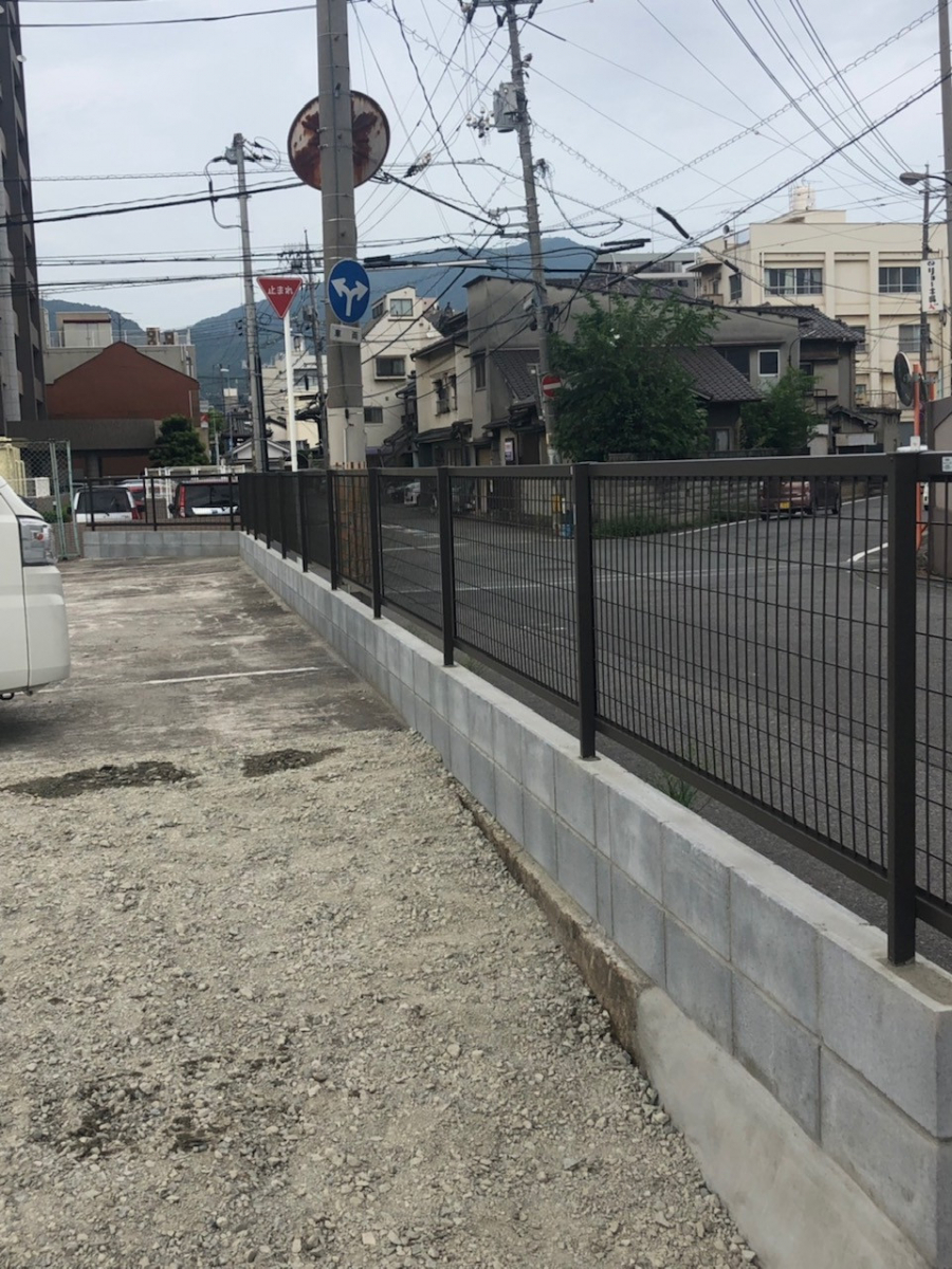 SHL呉のフェンス　施工例の施工後の写真1