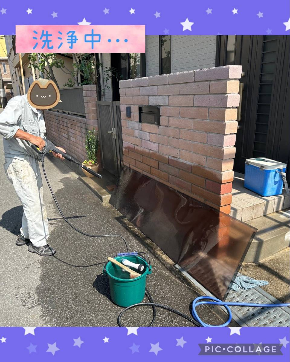 プロテクトの和歌山市　カーポート洗浄の施工後の写真2