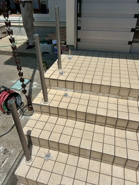 常陸トーヨー住器の【那珂市】グリップライン手すり取付工事の施工後の写真2