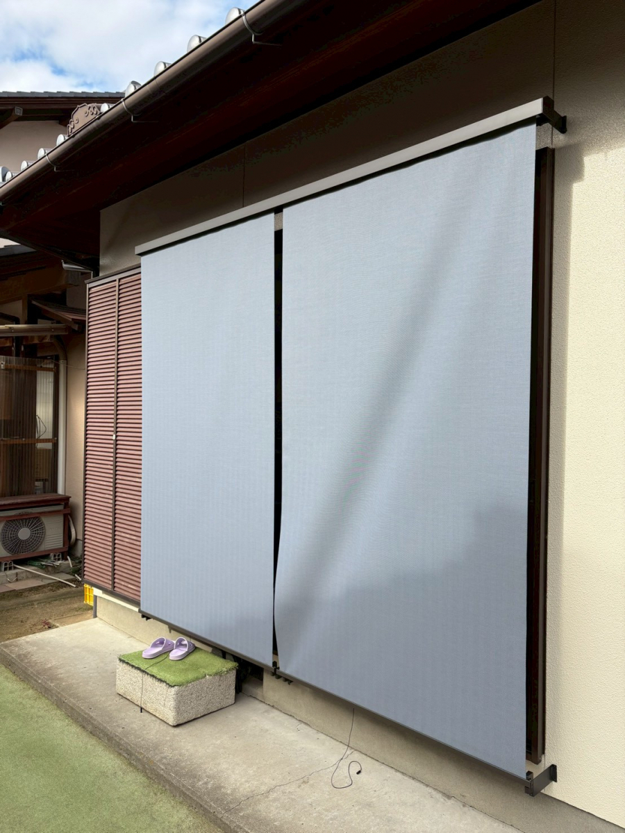 常陸トーヨー住器の【常陸太田市】スタイルシェード取付工事の施工後の写真1