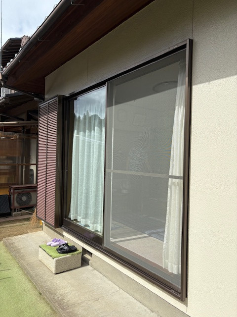 常陸トーヨー住器の【常陸太田市】スタイルシェード取付工事の施工前の写真1