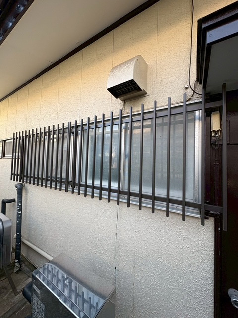 常陸トーヨー住器の【東海村】面格子で防犯を強化しましょう！の施工後の写真1