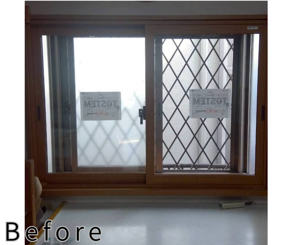 さとうトーヨー住器の【さいたま市見沼区】寒さ対策にインプラス（内窓）の施工前の写真1