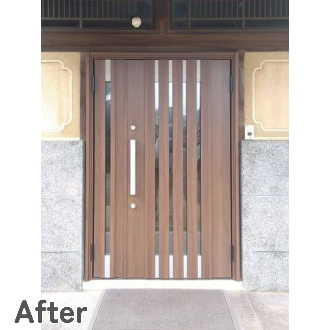 さとうトーヨー住器の【さいたま市緑区】リシェント（玄関ドア交換）の施工後の写真1