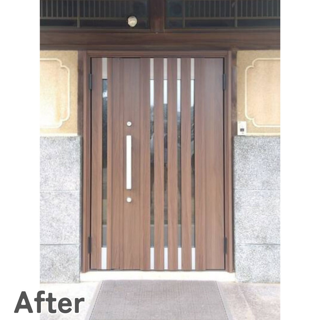 さとうトーヨー住器の【さいたま市緑区】リシェント（玄関ドア交換）の施工後の写真1