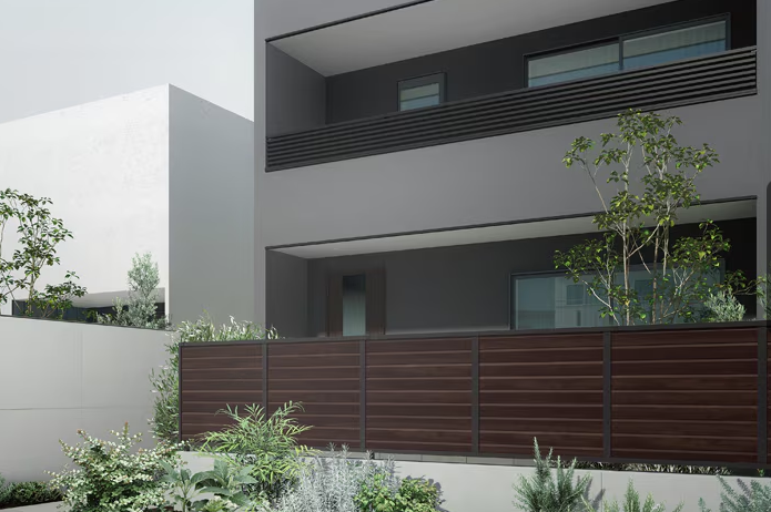 アルファトーヨー住器の【佐久市】フェンスでほどよく目隠し、すっきり外構の施工事例詳細写真2