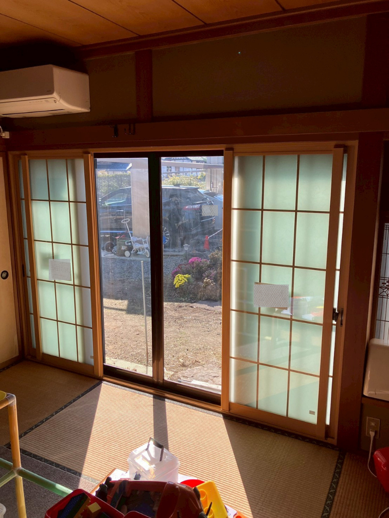 アルファトーヨー住器の【佐久市】和障子の見た目そのまま、寒さだけサヨナラ。インプラスで快適な和空間にの施工後の写真1